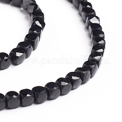 Natural Black Spinel Beads Strands&nbsp;G-E560-A04-4mm
