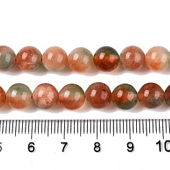Dyed Natural White Jade Beads Strands&nbsp;G-T138-8mm-210-20