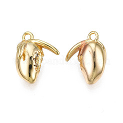 Brass Micro Pave Cubic Zirconia Pendants&nbsp;KK-N231-235