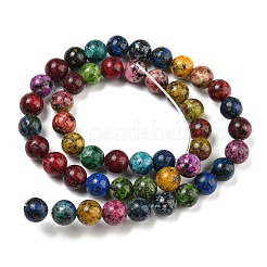 Natural Dyed Sesame Jasper Beads Strands&nbsp;G-E443-A33
