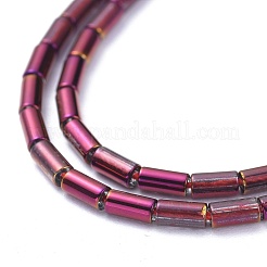 Electroplate Glass Beads Strands&nbsp;EGLA-K014-B-FP04