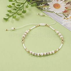 Adjustable Nylon Thread Braided Bead Bracelets&nbsp;BJEW-JB05504-03