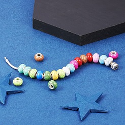Imitation Turquoise Style Resin European Beads&nbsp;OPDL-Q132-M