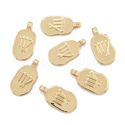 Brass Pendants&nbsp;KK-O140-20G