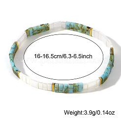 Ethnic Style Japanese Tila Glass Seed Beads Stretch Bracelets for Women&nbsp;MU4713