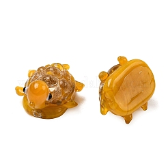 Handmade Gold Sand Lampwork Beads&nbsp;LAMP-K044-01