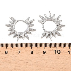 Brass Hoop Earrings&nbsp;EJEW-P334-01P