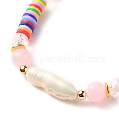 Multi-layered Stretch Beaded Bracelets Sets&nbsp;BJEW-JB05756-02