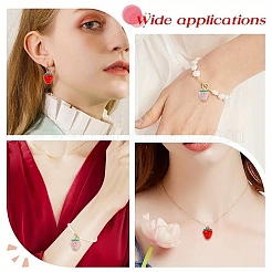 10Pcs Transparent Acrylic Pendants&nbsp;OACR-YW0002-31A