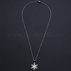 Non-Tarnish 201 Stainless Steel Pendants Necklaces&nbsp;NJEW-S105-JN724-45-1