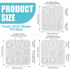 3Pcs 3 Styles DIY Pendant Silicone Molds&nbsp;SIMO-TA0001-14