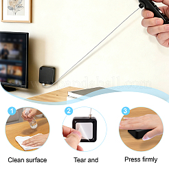 14Pcs 304 Stainless Steel & ABS Plastic Automatic Retractable Anti-Theft Cable Case&nbsp;AJEW-DL0001-42