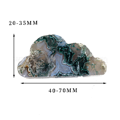 Natural Moss Agate Display Decorations&nbsp;G-PW0004-05