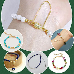 60Pcs 2 Colors Brass Crimp Beads&nbsp;KK-ME0003-34