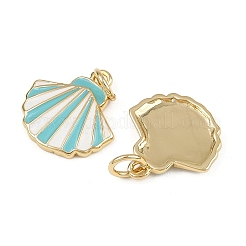 Brass Enamel Charms&nbsp;KK-L241-19G