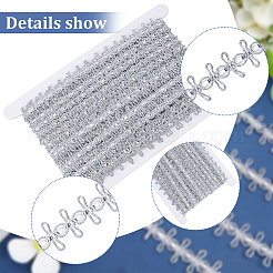 Polyester Lace Ribbon&nbsp;OCOR-WH0078-112B