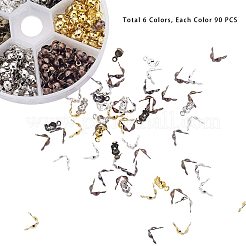 Brass End Bead Tips Knot Covers&nbsp;KK-PH0036-02