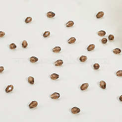 325Pcs Transparent Glass Beads Strands&nbsp;EGLA-PA0001-04B