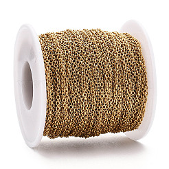 304 Stainless Steel Cable Chains&nbsp;CHS-R003-0.5mm-G