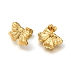 304 Stainless Steel Stud Earrings for Women&nbsp;EJEW-F337-01G-04