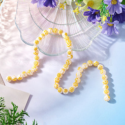 1Strand Round Millefiori Glass Beads Strands&nbsp;LK-TADJ0001-01A