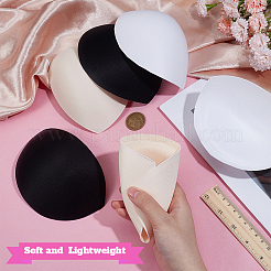 6 Pairs 3 Colors Sponge Bra Pads Inserts&nbsp;DIY-BC0016-71