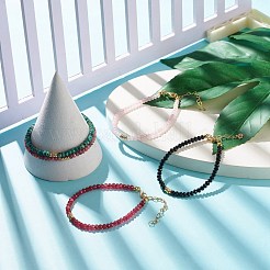 Natural Malaysia Jade(Dyed) Beaded Bracelets for Women or Men&nbsp;BJEW-JB07791