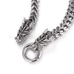 Tarnish Resistant 316 Surgical Stainless Steel Curb Chain Bracelets&nbsp;BJEW-G520-25