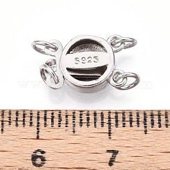 925 Sterling Silver Box Clasps&nbsp;STER-T008-150P