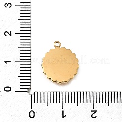 304 Stainless Steel Pendants&nbsp;STAS-R159-34G