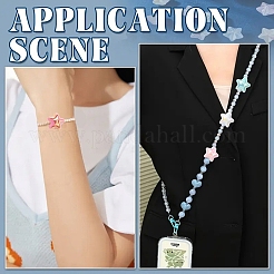 50Pcs UV Plating Acrylic Beads&nbsp;OACR-YW0003-90