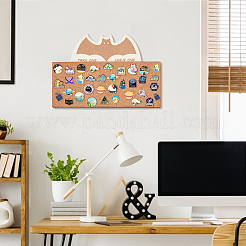 Wall Mounted Brooch Jewelry Display Cork Tray&nbsp;AJEW-WH0554-68B