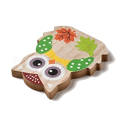 Autumn Single Face Printed Wood Cabochons&nbsp;WOOD-I010-03A