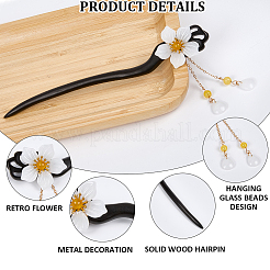 Wood Hair Sticks&nbsp;OHAR-WH20021-001A