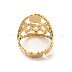 304 Stainless Steel Adjustable Rings for Women&nbsp;RJEW-G291-01G