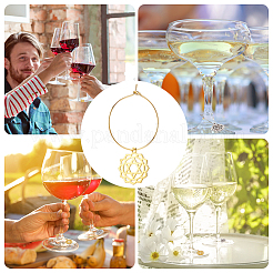 DIY 7 Chakra Wine Glass Charm Making Kit&nbsp;DIY-BC0009-82