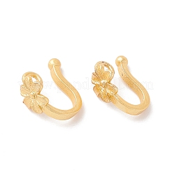 Rack Plating Brass S Hook Clasps&nbsp;KK-M223-06MG