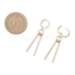 304 Stainless Steel Round with Stick Leverback Earrings&nbsp;EJEW-JE06827