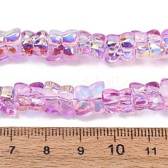 Transparent Glass Beads Strands&nbsp;GL-CBAAE04-02J