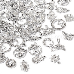 50Pcs 25 Styles Alloy Rhinestone Charms&nbsp;FIND-TA0002-94