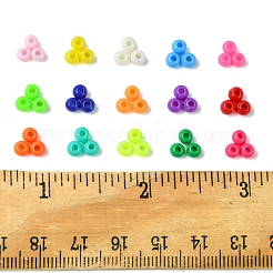 120G 15 Colors Opaque Acrylic Beads&nbsp;SACR-FS0001-28
