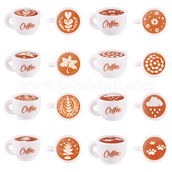 24Pcs 8 Colors Resin Dollhouse Miniature Coffee&nbsp;DIY-TA0012-89