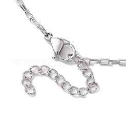 Non-Tarnish Stainless Steel Macrame Pouch Empty Stone Holder for Necklace Makings&nbsp;NJEW-JN04826-03