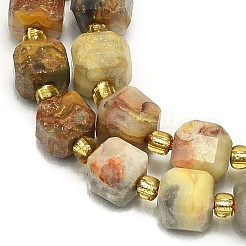 Natural Crazy Agate Beads Strands&nbsp;G-I376-D19-01