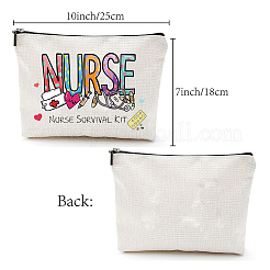 Polycotton Canvas Stroage Bags&nbsp;ABAG-WH0029-056
