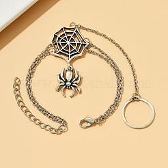 Punk Style Alloy Link Ring Bracelets for Women&nbsp;FS-WG743CF-01