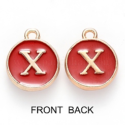 Golden Plated Enamel Alloy Charms&nbsp;ENAM-SZ0001-26C-X