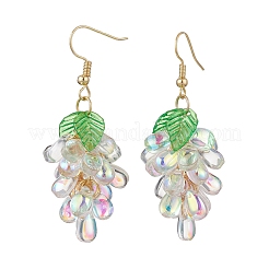 Transparent Glass Dangle Earrings&nbsp;EJEW-JE06863-01