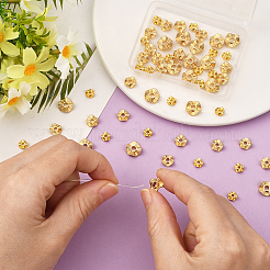 60Pcs 3 Styles Brass Spacer Beads&nbsp;KK-BBC0020-78