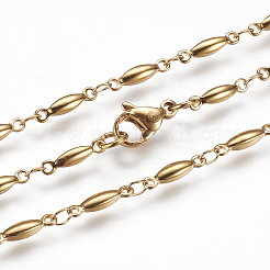 304 Stainless Steel Chain Necklaces&nbsp;STAS-P164-22